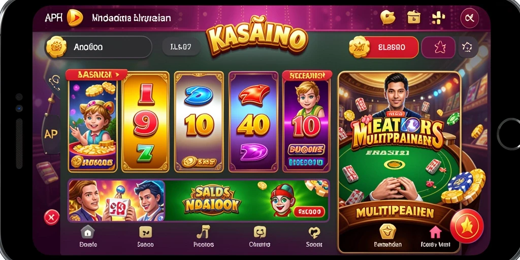 Tampilan awal permainan dengan galaksi yang memukau.
