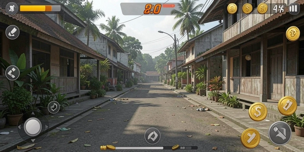 Tampilan dashboard utama yang menarik dan intuitif.