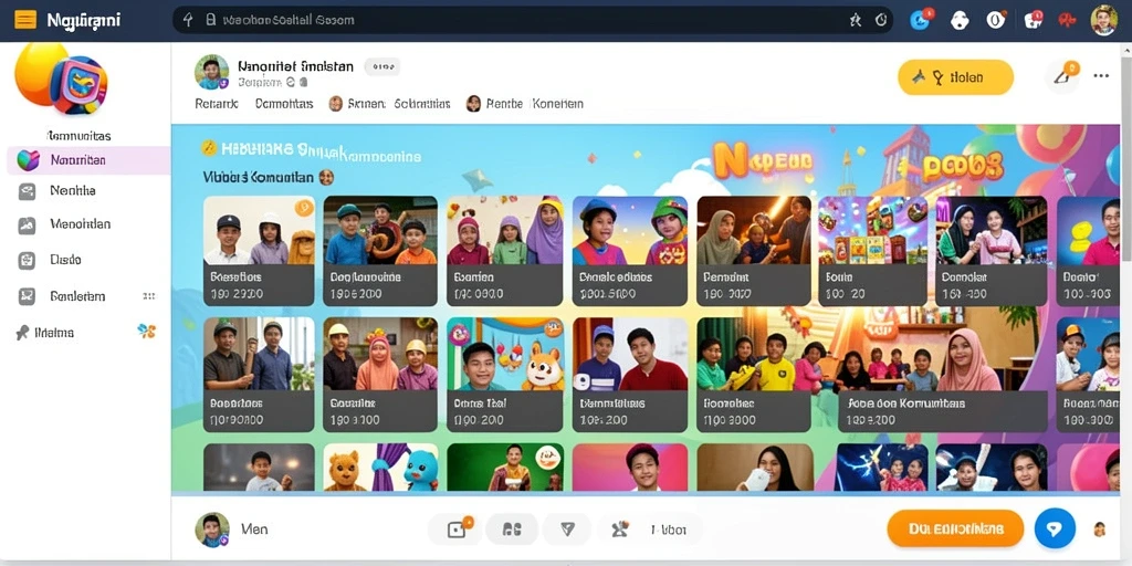 Tampilan antarmuka yang user-friendly.