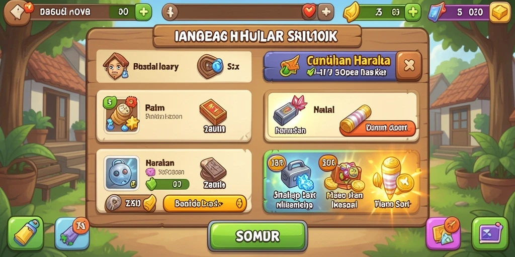 Tampilan grafis yang cerah dan menarik.