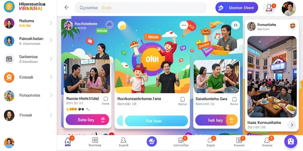 Antarmuka pengguna yang intuitif dan menarik.