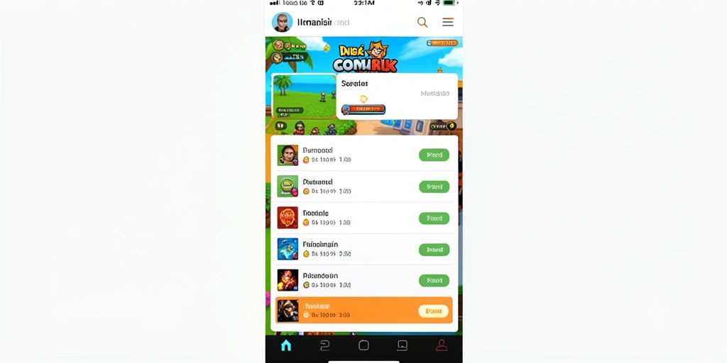 Screenshot menunjukkan gameplay yang menarik dan seru.
