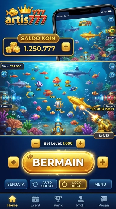 Cuplikan layar menu unduhan artis777 untuk perangkat Android