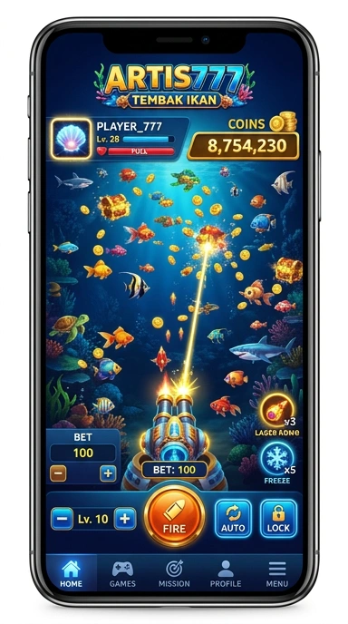 Galeri pratinjau visual artis777 build APK resmi terbaru